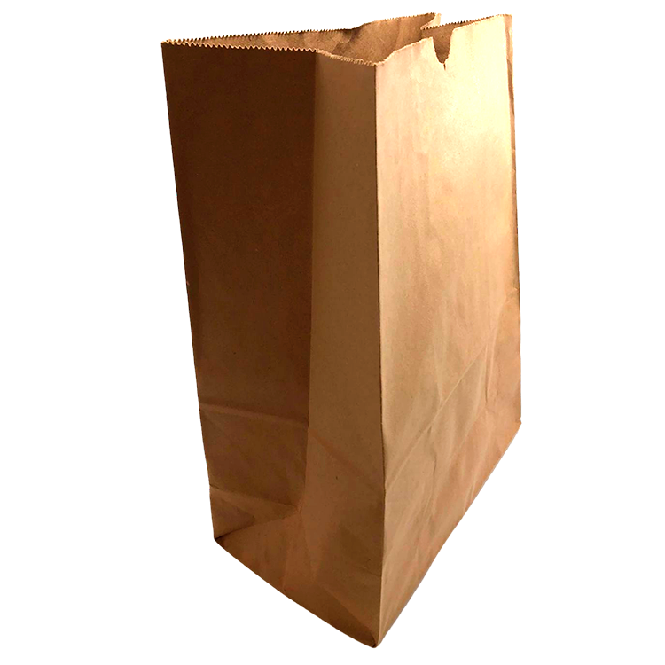 Bolsas de papel con fuelle sin asas para alimentación 